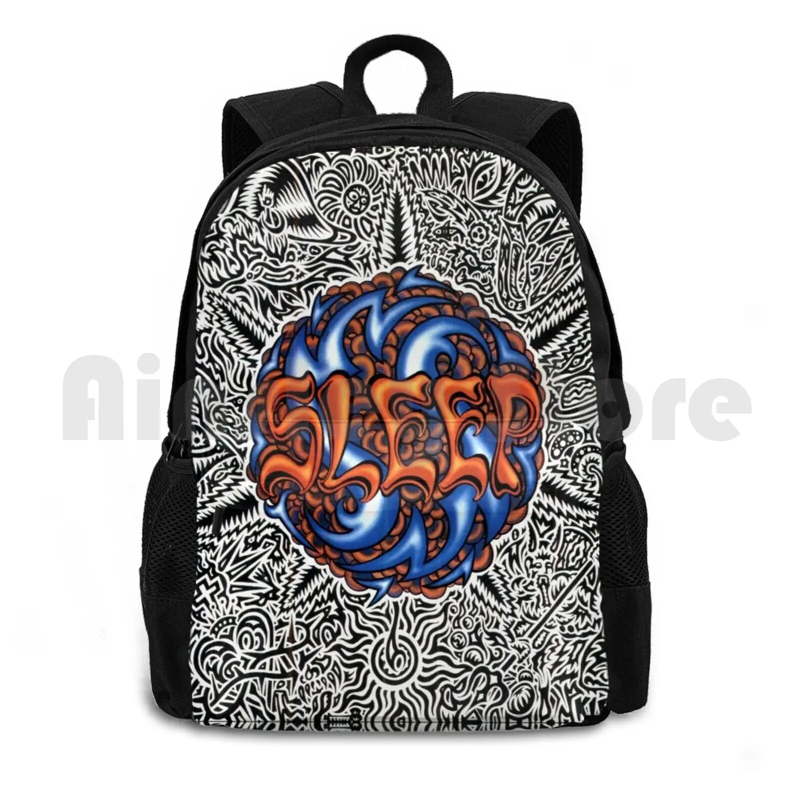 

Steep Stoner Sludge Metal Band-Holy Mountain Album Cover Dragonaut Outdoor Hiking Backpack Riding Climbing Sports Bag Sleep