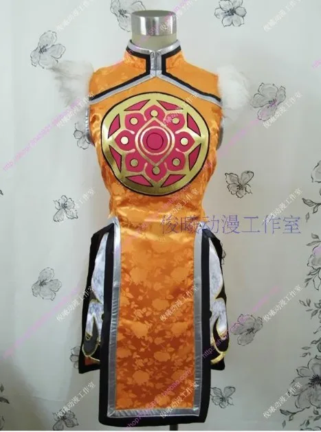 Tekken ling xiaoyu LiLi Costume Cosplay set completo con cinturino per capelli