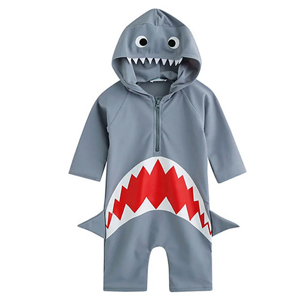 Costume intero da ragazzo costumi da bagno 1-7 anni bambini Cool Cartoon costume da bagno 2023 Baby Cute Beachwear costume da bagno Kid Surfsuit