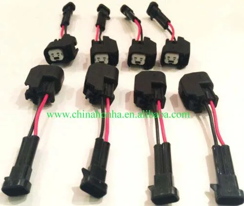 

LQ4 LQ9 4.8 5.3 6.0 wire harness into LS2 LS3 LS7 EV6 Injector connectors