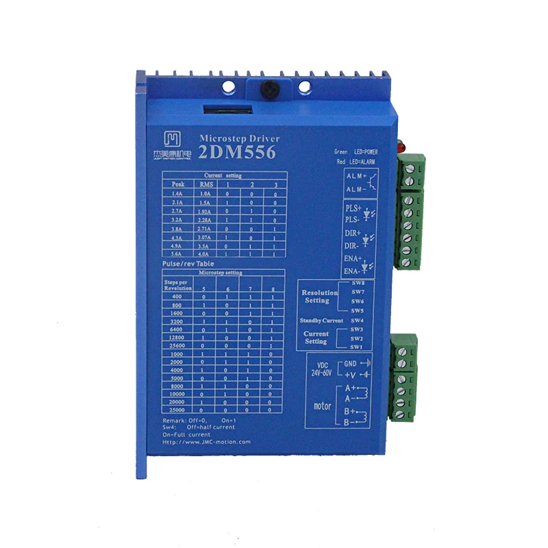 

2DM556 NEMA23 2 phase stepper motor driver 32bit DSP DC36V 5.6A JMC replace leadshine DM556