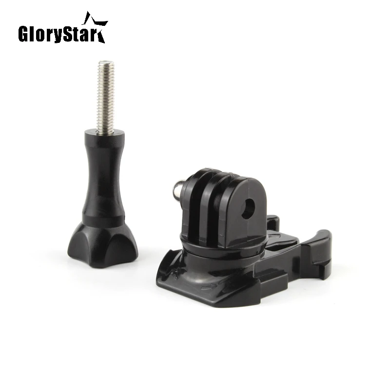 360度回転クイックリリースバックル,垂直スイベルマウント,gopro hero 8 7 6 5 4 3 3 2 for sjcam for xiaomi yi camera max