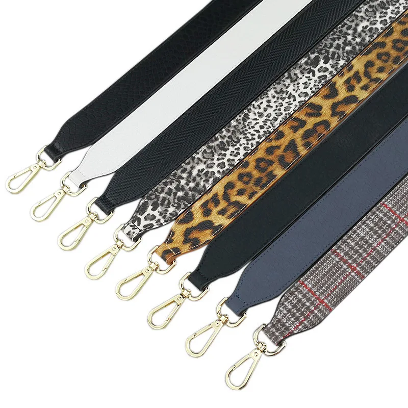 Leopard Snakeskin Bag Strap Shoulder Bag Belt Wide Strap Crossbody Bag Belt Replacement Strap Accessory Bag Part Belt For Bags