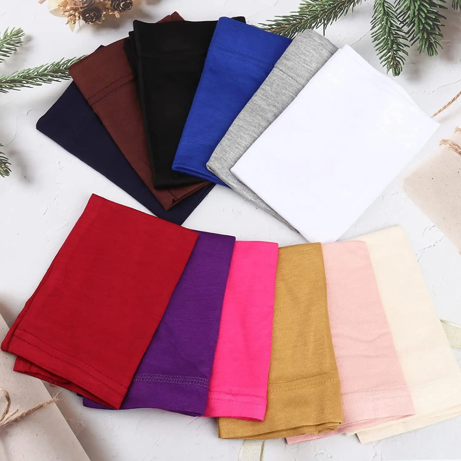 Wholesale Muslim Wrap hijab caps underscarf women fashionable Islamic scarf hijab undercap inner cap