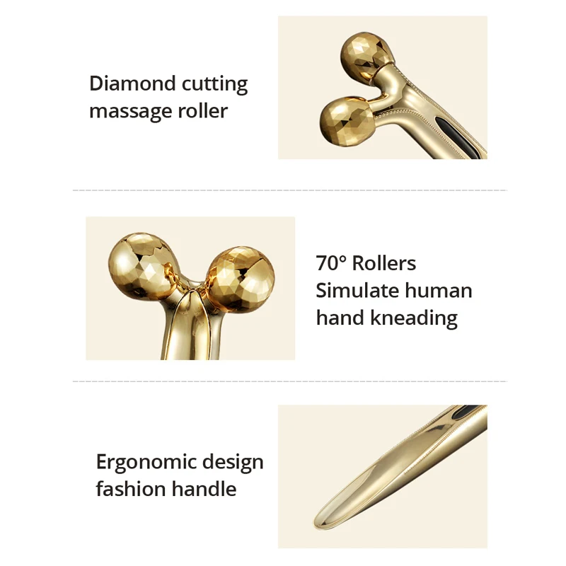 Micro-Huidige Roller Massager Eye Massager Facial Massage Roller Lichaam Vermagering Gezicht Lifting Anti-Aging Huidverstrakking