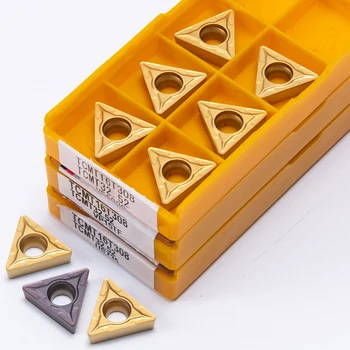 TCMT16T304 TCMT16T308 TCMT 110204   VP15TF UE6020 US735 내부 밀링 커터 TCMT 16T304 16T308 110204   선반 선삭 공구 10PCS