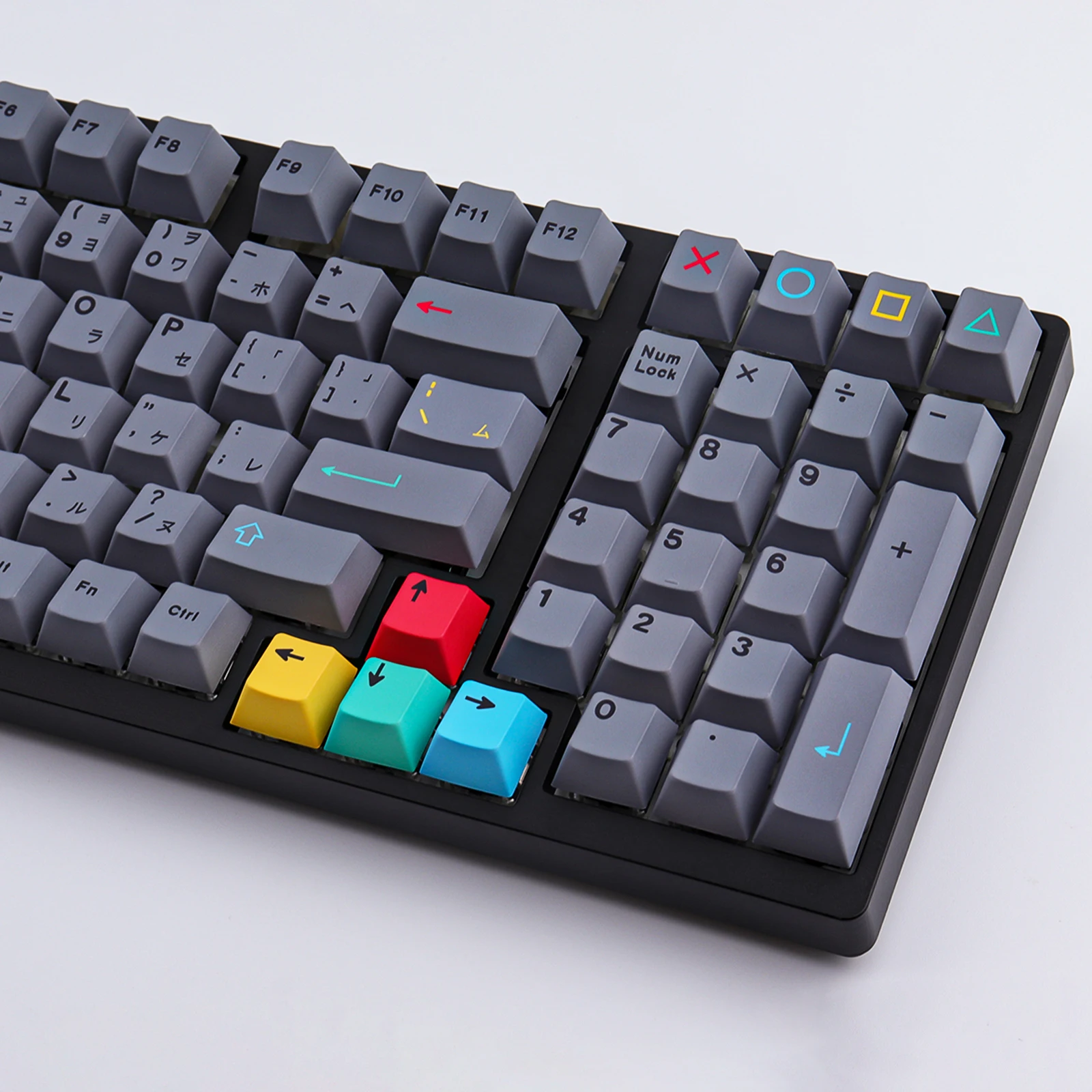 GMK 8001คีย์บอร์ด129คีย์ Dye-Sublimation ญี่ปุ่นเชอร์รี่โปรไฟล์ PBT Keycaps สำหรับสวิตช์ MX เชิงกลคีย์บอร์ด