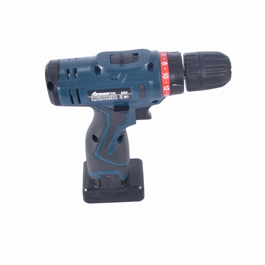 25V lithium battery drill hole hand Wireless Cordless electric drill bit driver charger cordless electric screwdriver power tool