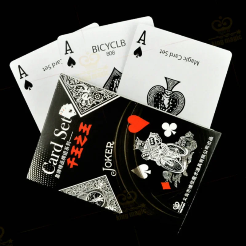 The King of King Card Magic Tricks Gimmick Illusions Kids Magic Show Street Magic Props Magician Classic Magia Funny Easy To Do