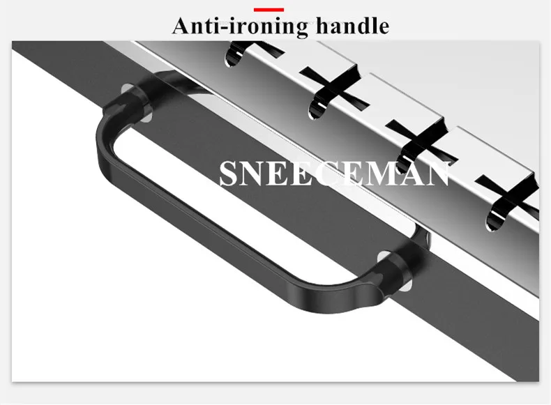 شواية منزلية بدون دخاني، مقلاة خبز كهربائية متعددة الوظائف، وعاء شواء داخلي يدور تلقائيًا، أسياخ شواية باربيكيو