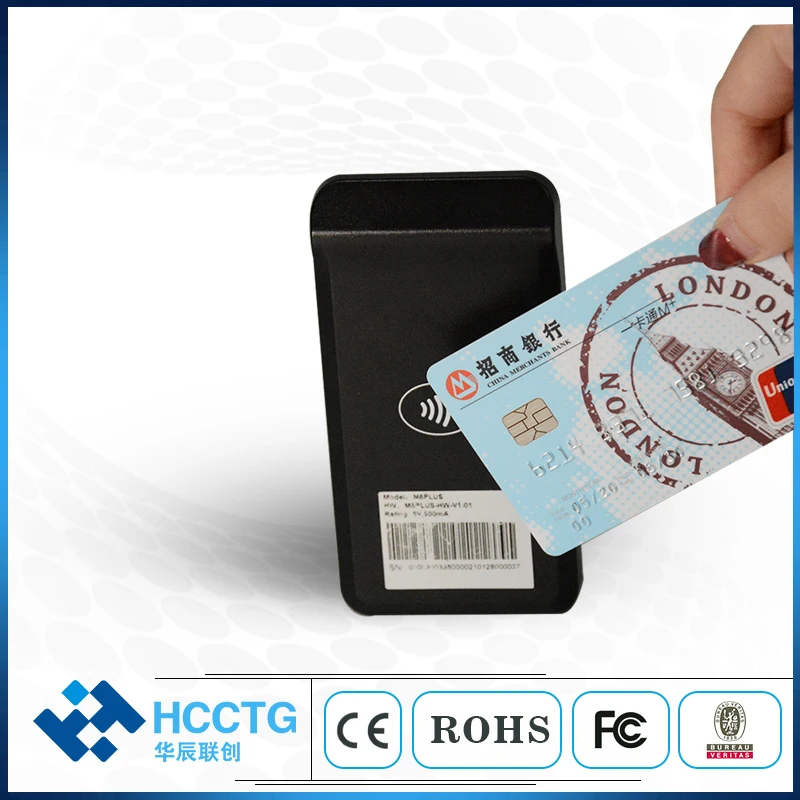 MPOS Mobile Payment Terminal With NFC&IC Magnetic Chip Card Reader M6 PLUs