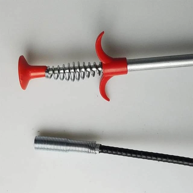 160 cm-300 cm flexible Handwerkzeuge, 4 Krallen, Kanalisation, Aufnahmewerkzeug, große Reichweite, Federgriff, Greifer, Heimwerkzeuge – Detail 1