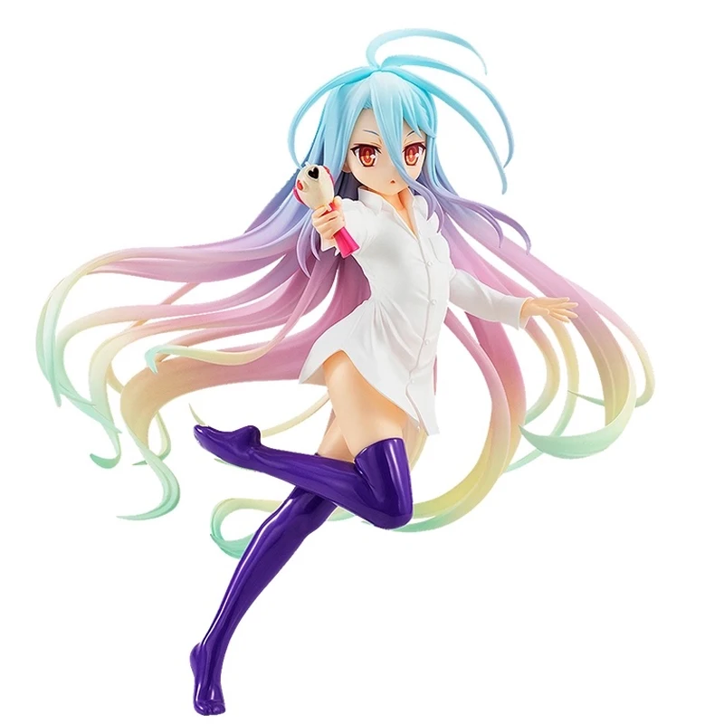 

Anime Original GOOD SIMLE GSC POP UP PARADE No Game No Life Dolls White Kawaii 16Cm Pvc Figurine Model Toys for Boys Girls Gift