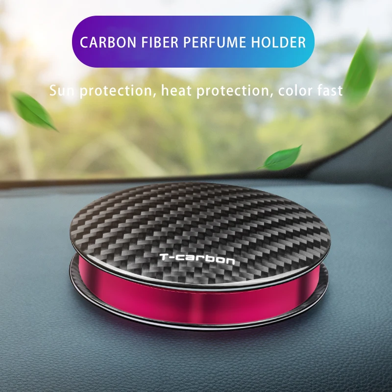 

Car accessories Real Carbon fiber Perfume seat holder base Excellent interior decoration For All cars
