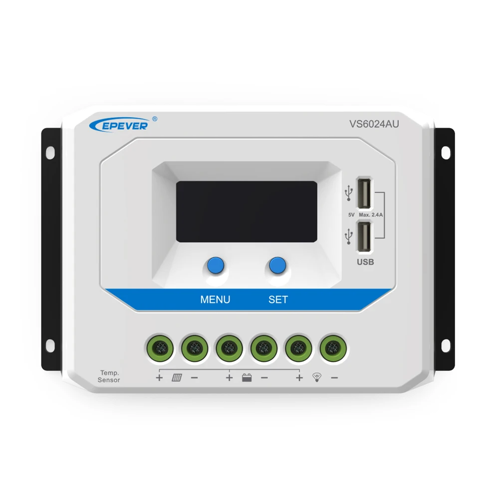 EPever VS AU series VS6024AU,60A, 12V/24V   PV50V  PWM solar charge controller