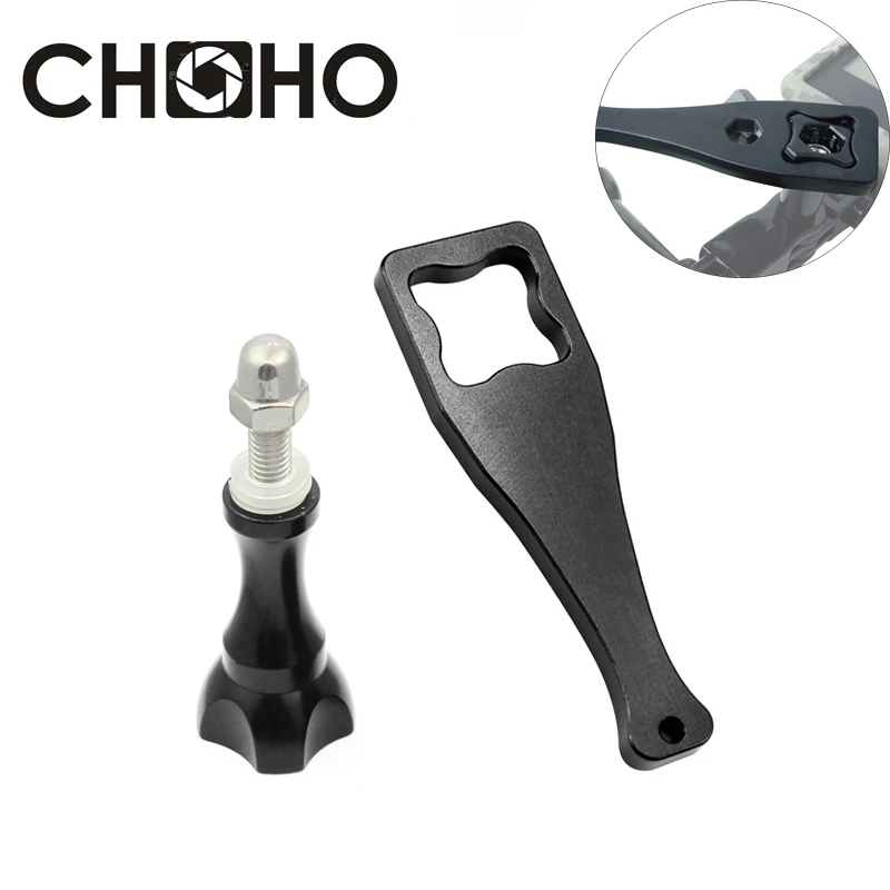 Klucz kciukowy ze stopu aluminium Śruba pokrętła Długa śruba Uchwyt CNC do GoPro Hero13 12 Insta360 X4 X3 DJI Action 4 Akcesoria do kamer