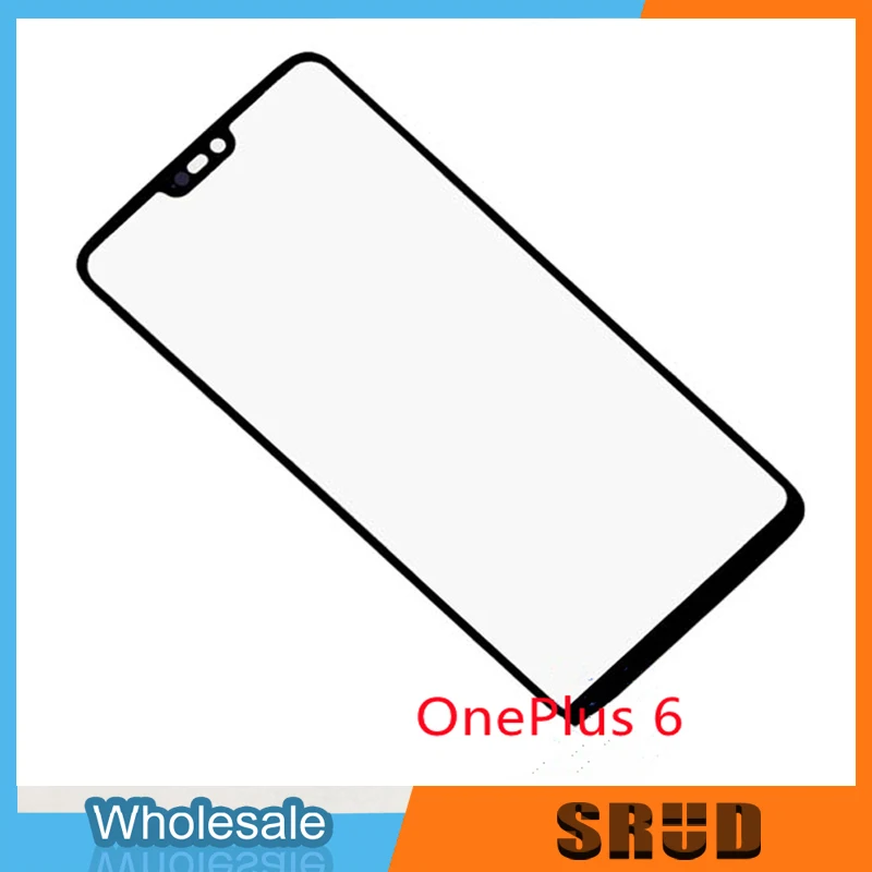 10pcs Front Outer Glass Panel For One Plus 1+5 1+5T 1+6 1+6T 1+7 1+7T 1+8T LCD Touch Screen Outer Glass Len With OCA Glue