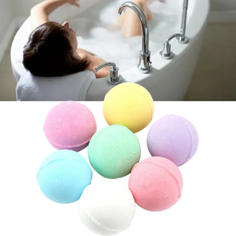 5Pcs/Set 20g Bubble Small Bath Bombs Body Stress Relief Exfoliating Moisturizing Fragrances Aromatherapy SPA Salt Ball