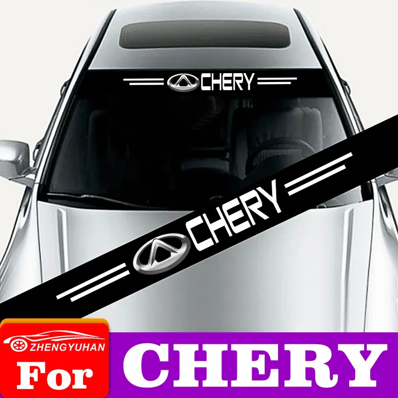 

For Chery Tiggo 3 3X Plus 4 8 7 2 Pro A1 Arrizo 3 Car Front Windshield Stickers Prevent Sunlight Reflection Anti-UV Accessories