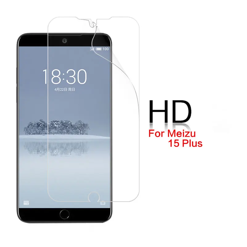 Front Clear Glossy HD Film For Meizu 15 Lite 15 Plus 16 M882Q E M3max M5 M8C M9 Matte Anti-glare Film Cover With Cleaning Cloth