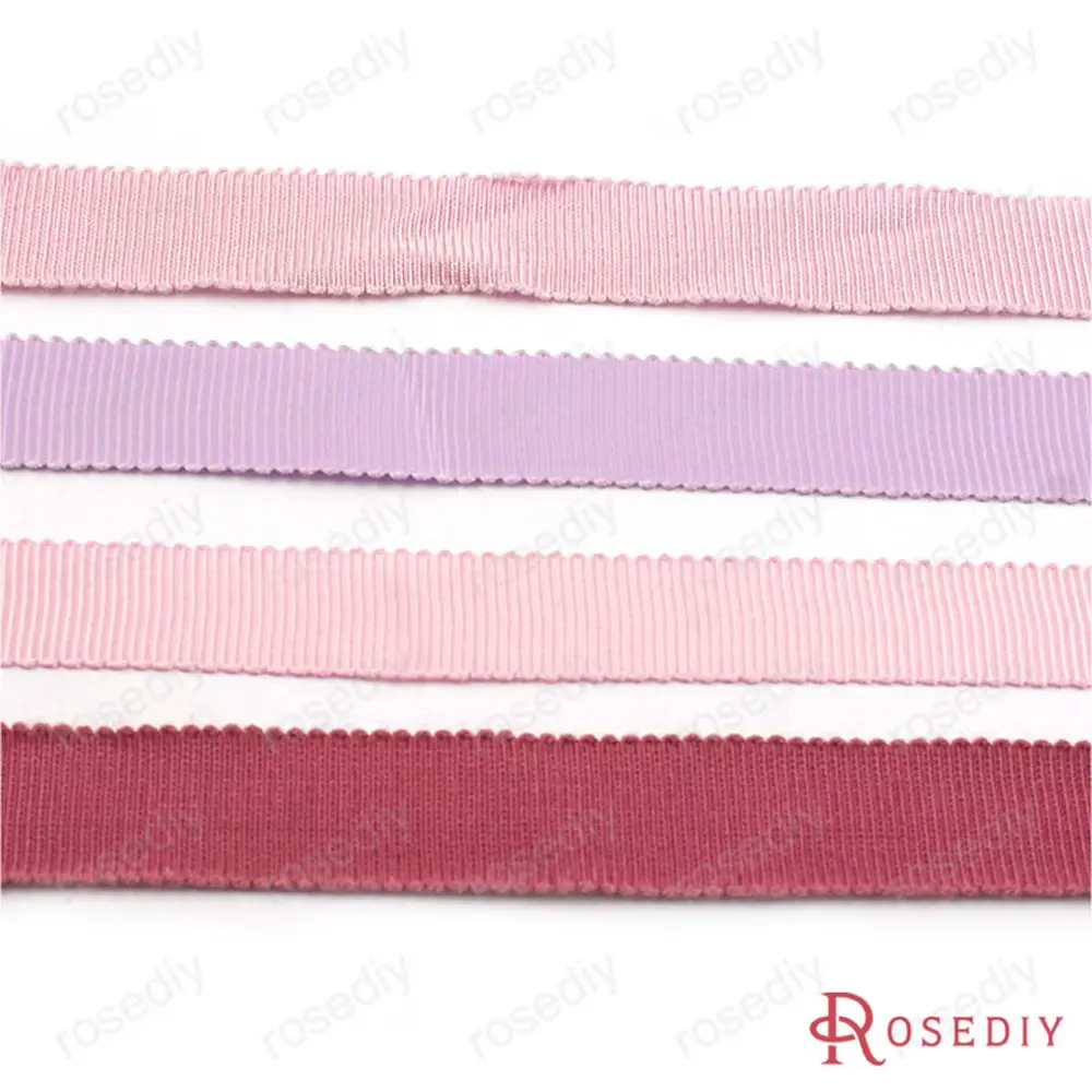 

(JM4639)Width 14mm 16mm 5 Meter Pink Purple wave Ribbon