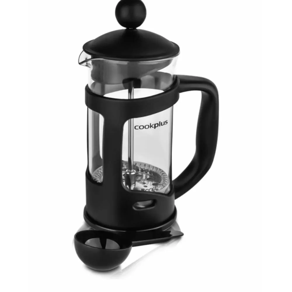 Coffee Bean Black French Press 350 Ml Glass 43x36 cm Healthy, Delicious, effortless Free Fast Shipping From Turkey