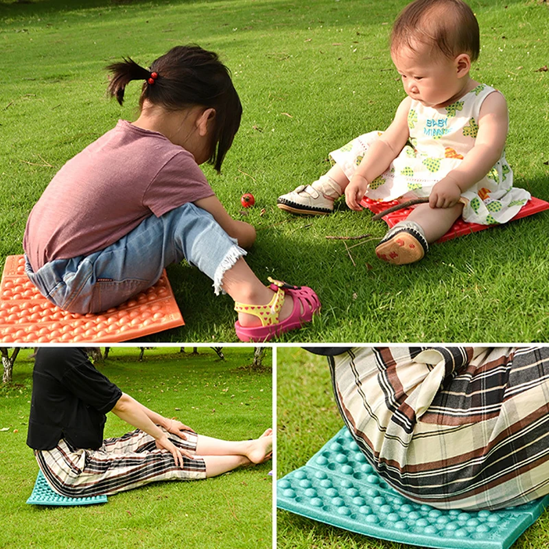 Camping Folding Mat 4-Zone XPE Foam Pad Moisture-proof Elasticity Cushion Travel Hiking Picnic Anti-dirty Seat Outdoor Tool 캠핑