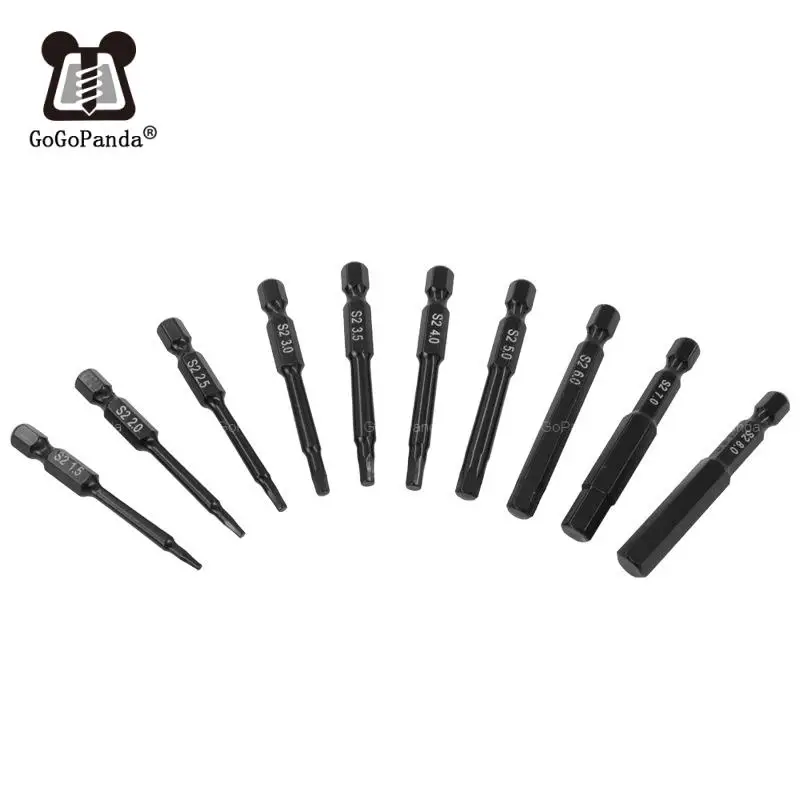 Hexagonal Head Wind Batch Of S2 Alloy Electric Hex Socket Screwdriver With AMagnetic Tip