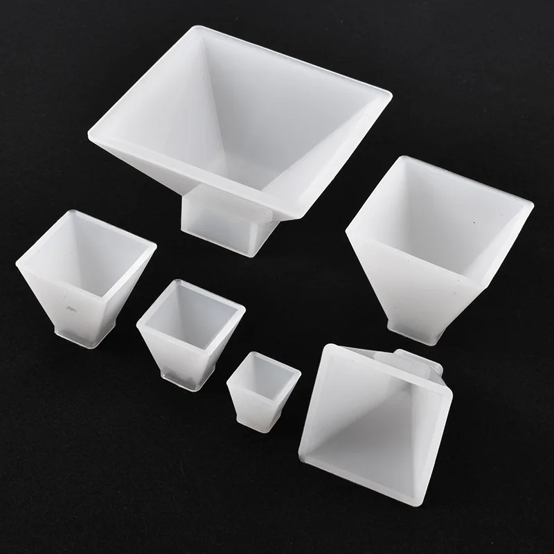 Cubic Pyramid Pyramid Silicone Mold For DIY Crystal UV Epoxy Home Decoration Tools for Resin