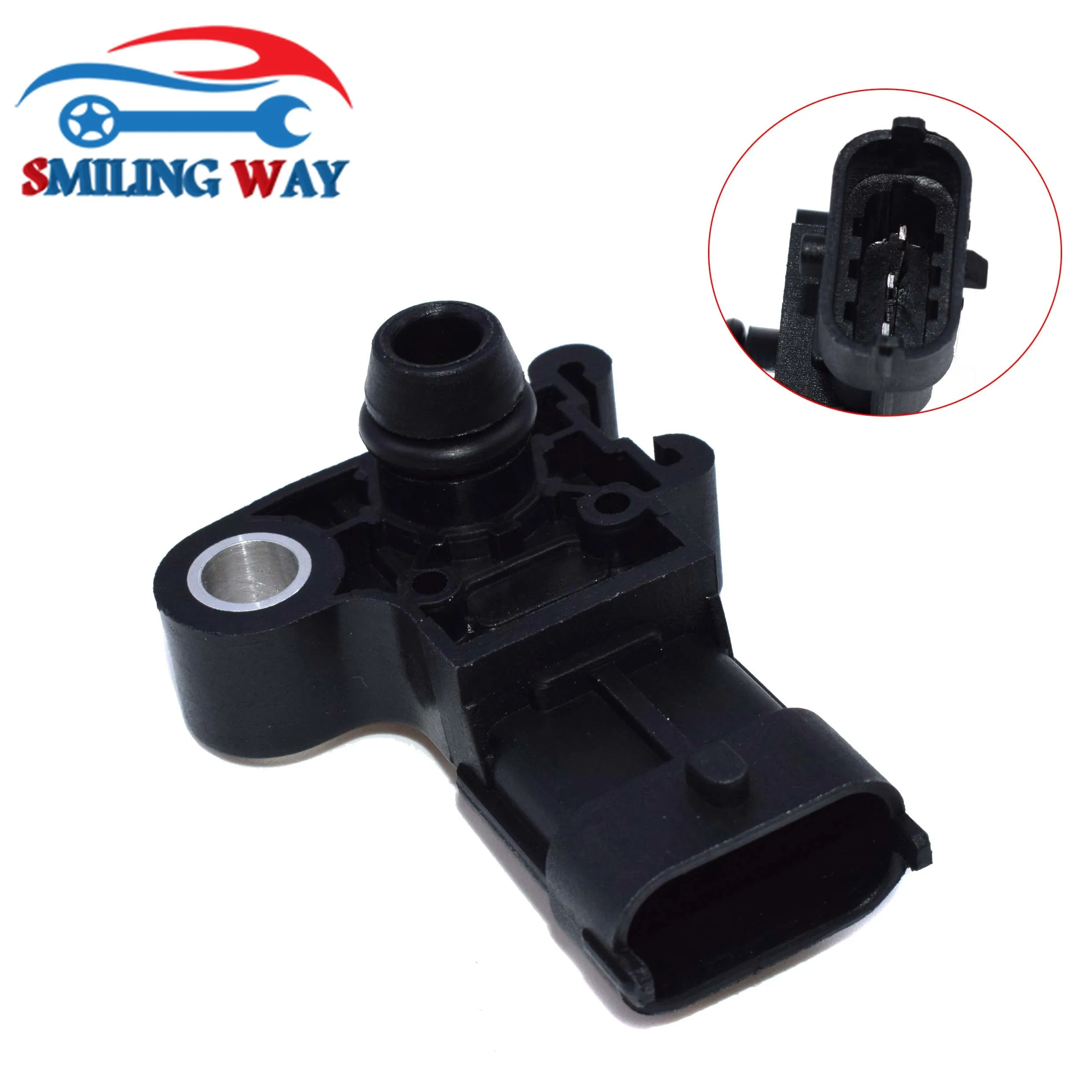 Manifold Absolute Pressure MAP Sensor or with Connector Plug For Buick Cadillac Chevrolet GMC Opel Vauzhall 12591290 12594942