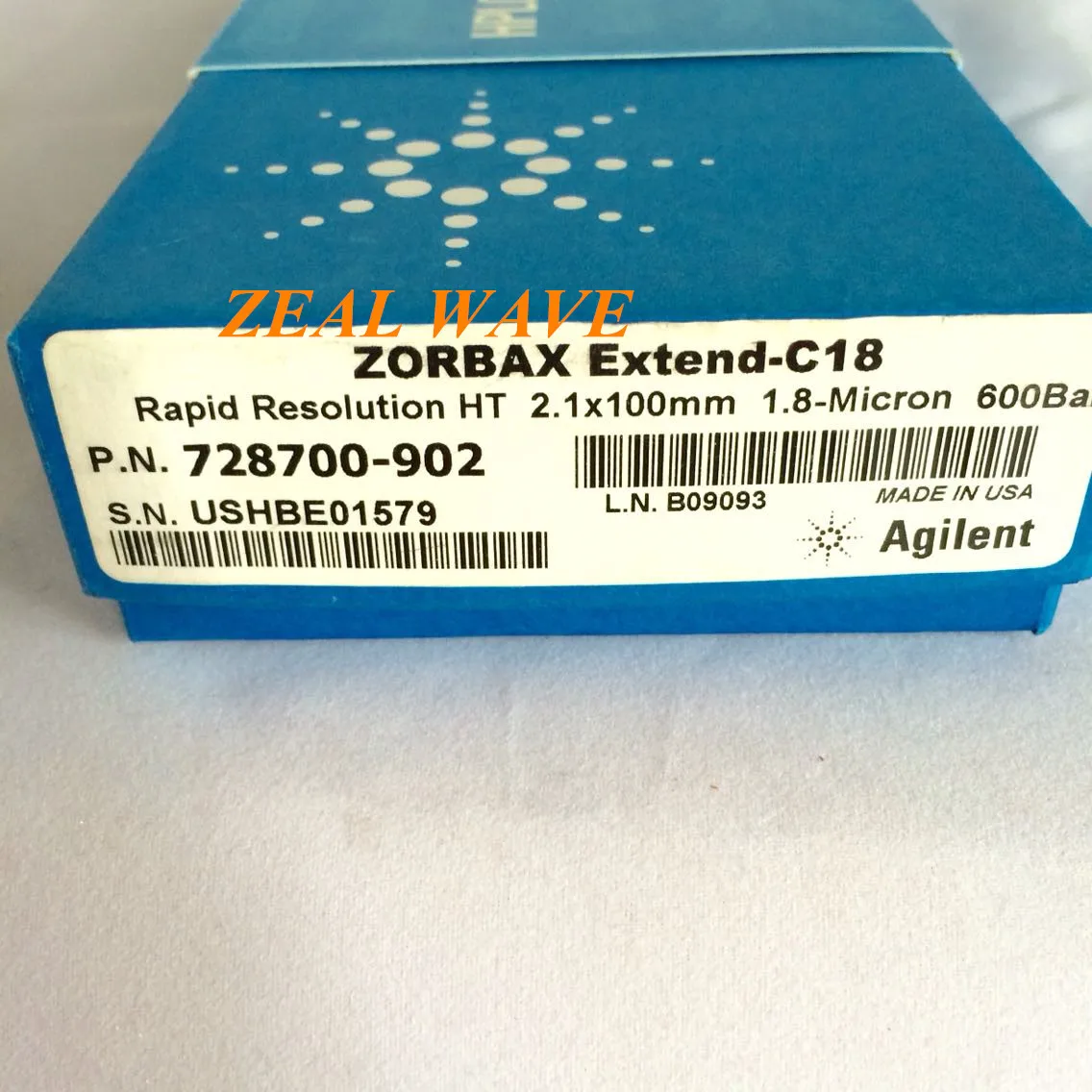 728700-902 Agilent Column Extend-C18  2.1x100mm  1.8um  600bar