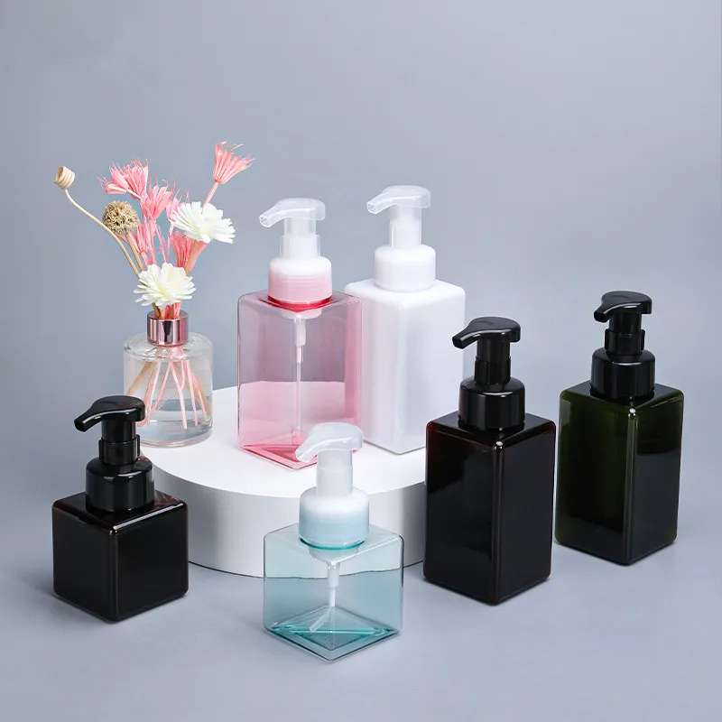 

10PCS 250ml Foam Soap Dispenser Bottle Empty Plastic Pump Bottles Bathroom Office Hospital Shampoo Storage Container