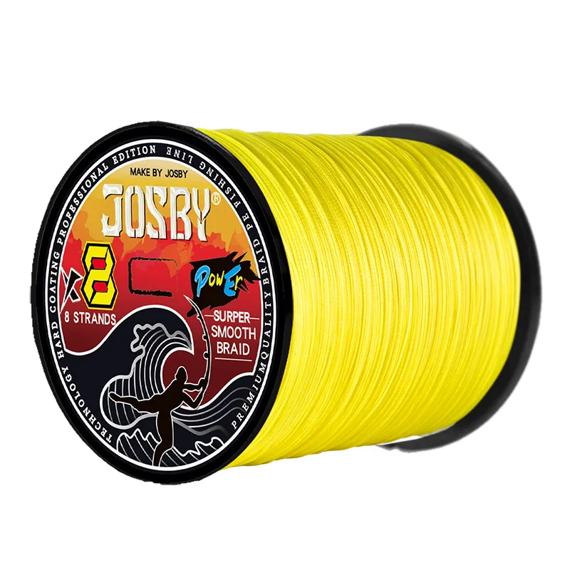 JOSBY Braided Fishing Line 500M 8 Strand Multifilament  Japanese Wire Invisible Speckle Spinning Thread Sea Winder Carp PE Cord