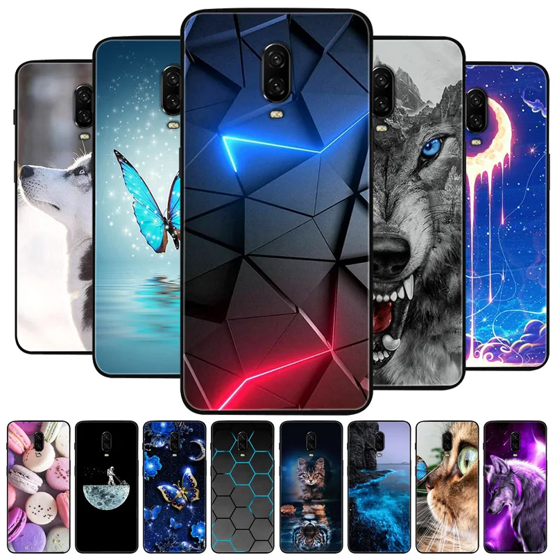 For Oneplus 6 6T Case Silicone Soft TPU Phone Cover for One plus 6T 6 Case Bumper Oneplus6 1+6 6t Capa Fundas Shell