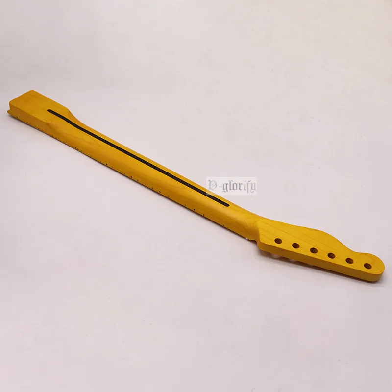 TL6 string 22 frets electric guitar matte neck and maple yellow guitar handle