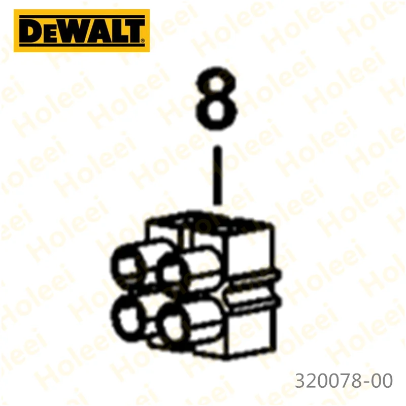 Bloque de terminales para DEWALT D28000, DW65, DW86, DW130, DW160, DW303K, DW384, DW384-46, DW800, DW849, DW871, DW872, DWE560, DWE565, 320078