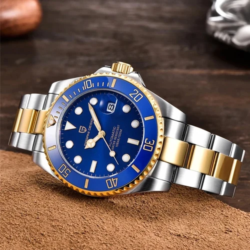 Imagen 2 del producto PAGANI DESIGN, reloj mecánico para hombre de la mejor marca, movimiento japonés, reloj automático de cristal de zafiro resistente al agua de 100m para hombre