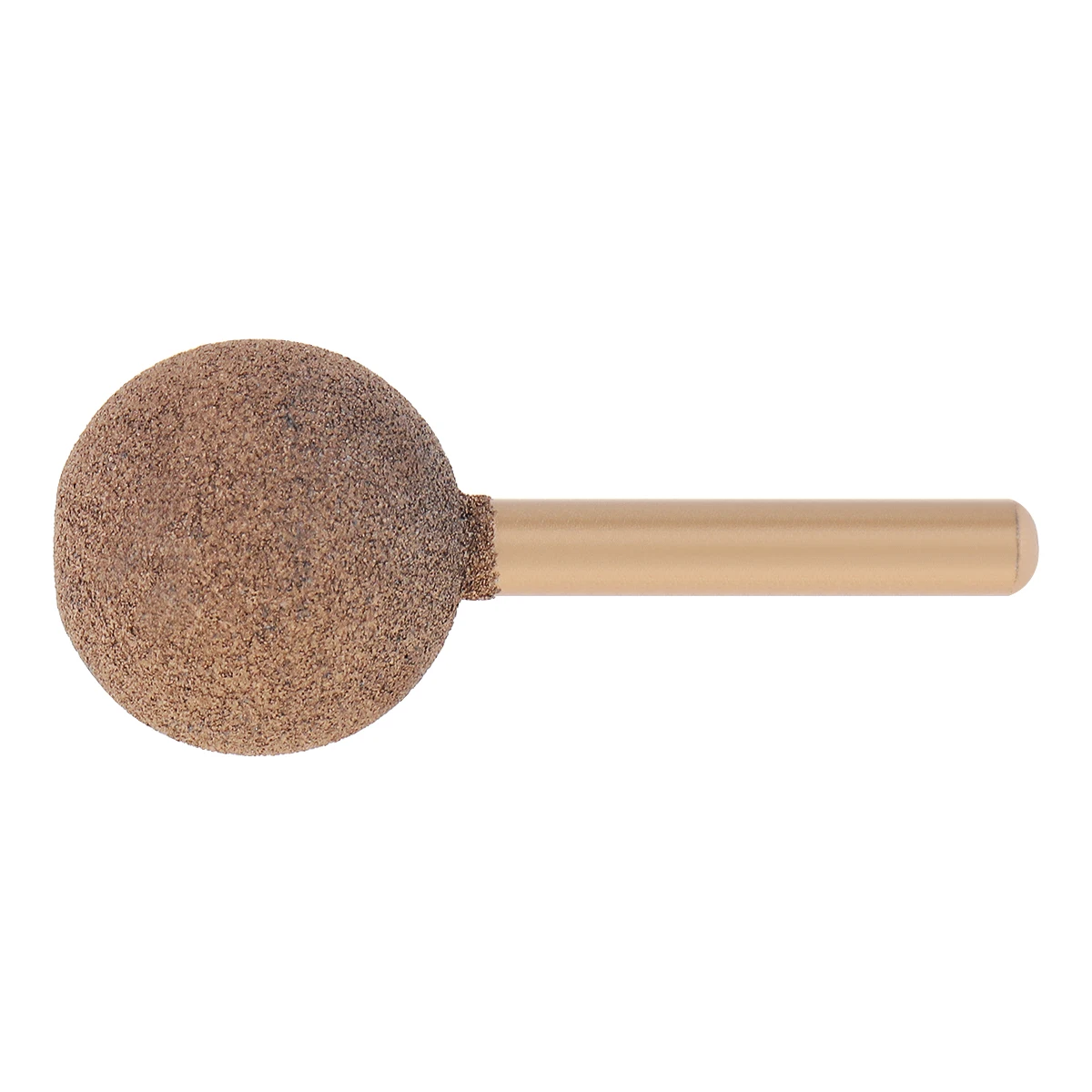 1pc 6 Handle Brazed Diamond Grinding Head 25mm 100# Fine Sand Stone Carving Ball-Shaped for Polishing Metal Wood Tool RotaryTool