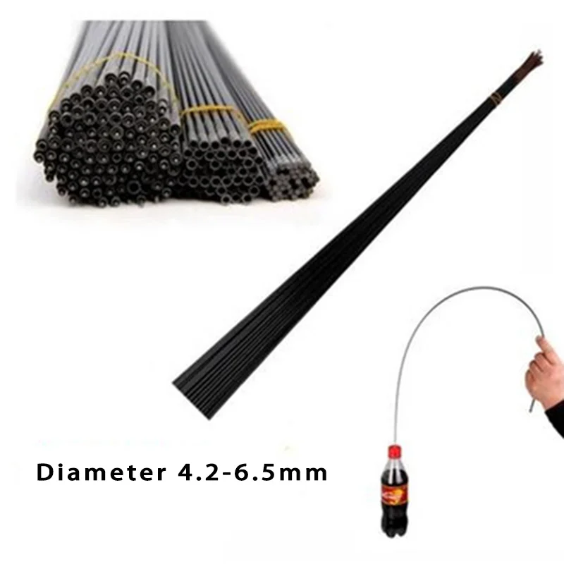 Tip fishing rod Diameter 4.2-6.5m 5 pcs hollow top section taiwan fishing rod spare segment hand pole parts length 90cm