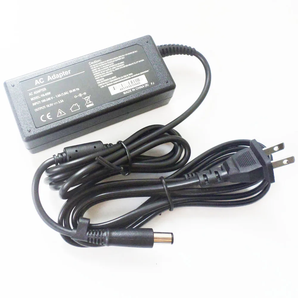 18.5V 3.5A 65W AC Adapter Battery Charger Power Supply Cord For HP Compaq 6830s 6910p 8510p 8710p 391172-001 391173-001 Notebook