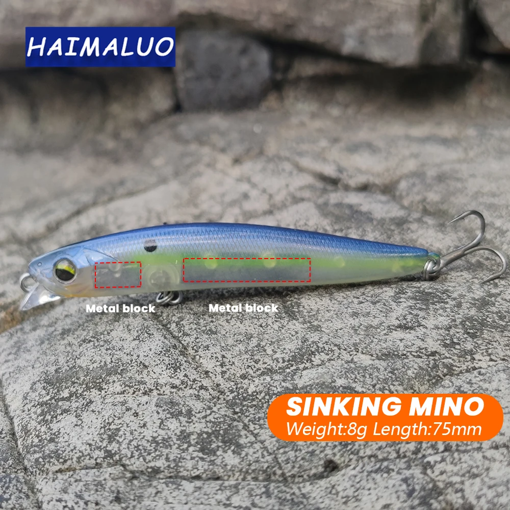 Haimaluo Jerkbait Suspenso – Señalador duro rockfishing - imagen 4