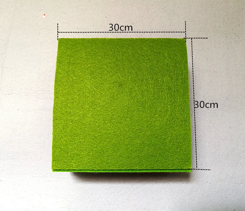 30*30cm 2mm Thick Fabric Handmade Felt Coloful Nonwoven Polyester Flowers Cloth For DIY Dolls Crafts Needlework Sewing Materials