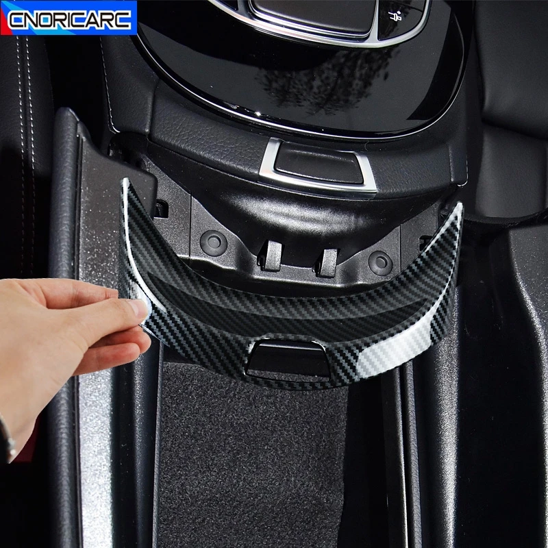 

Car Center Console Armrest Box Buttons Frame Decoration Sticker Trim For Mercedes Benz E Class W213 2017-2021 Interior Decals