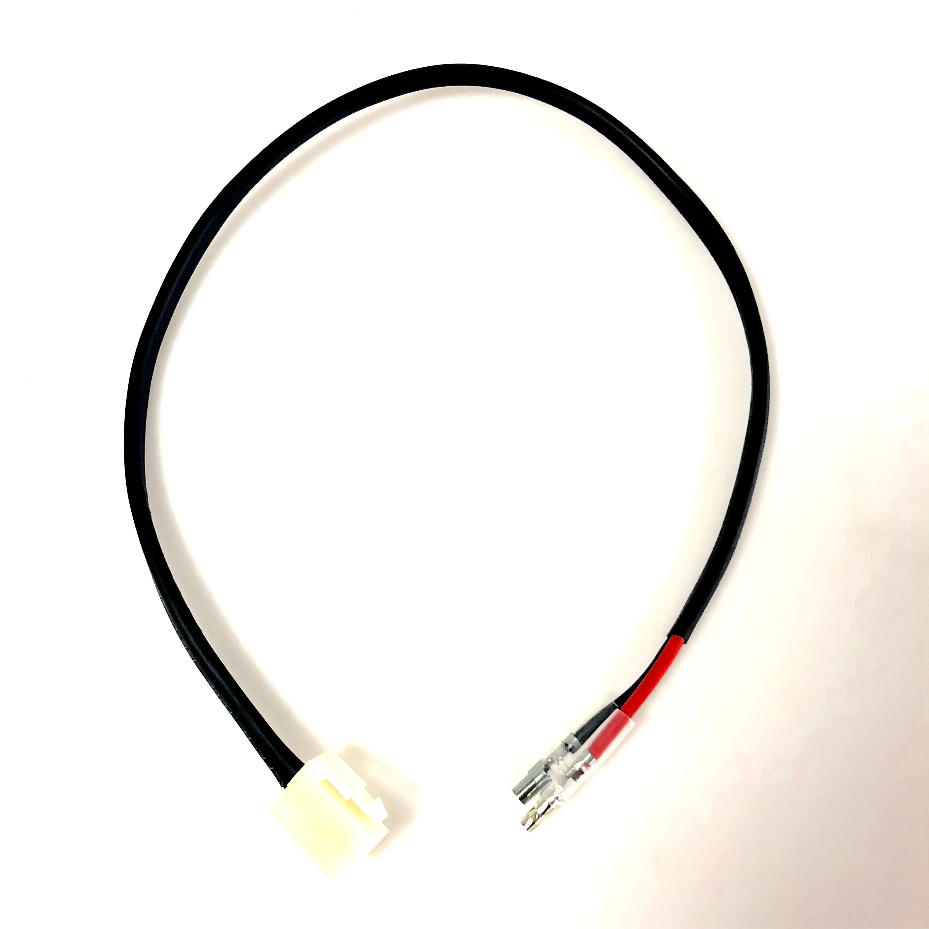 Battery Connector Adaptor Extension Cable 2 pin Bullet with Plastic Cover L=540mm 30Amp usage