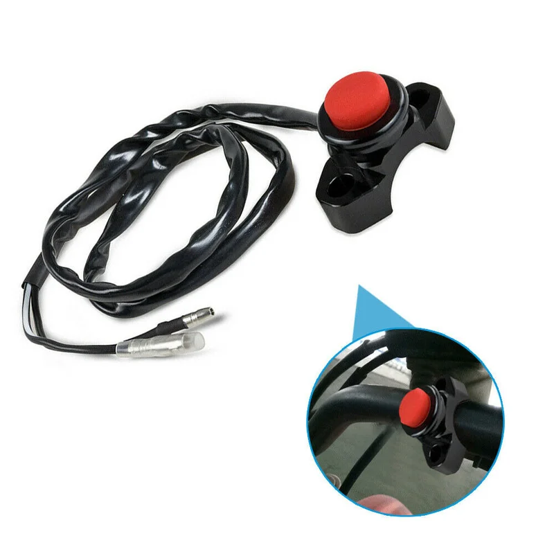 

Aluminum CNC Engine Stop Start Kill Switch Button for Dirt Bikes Motorcycle ATV Universal Black Gadget Decoration Accessories