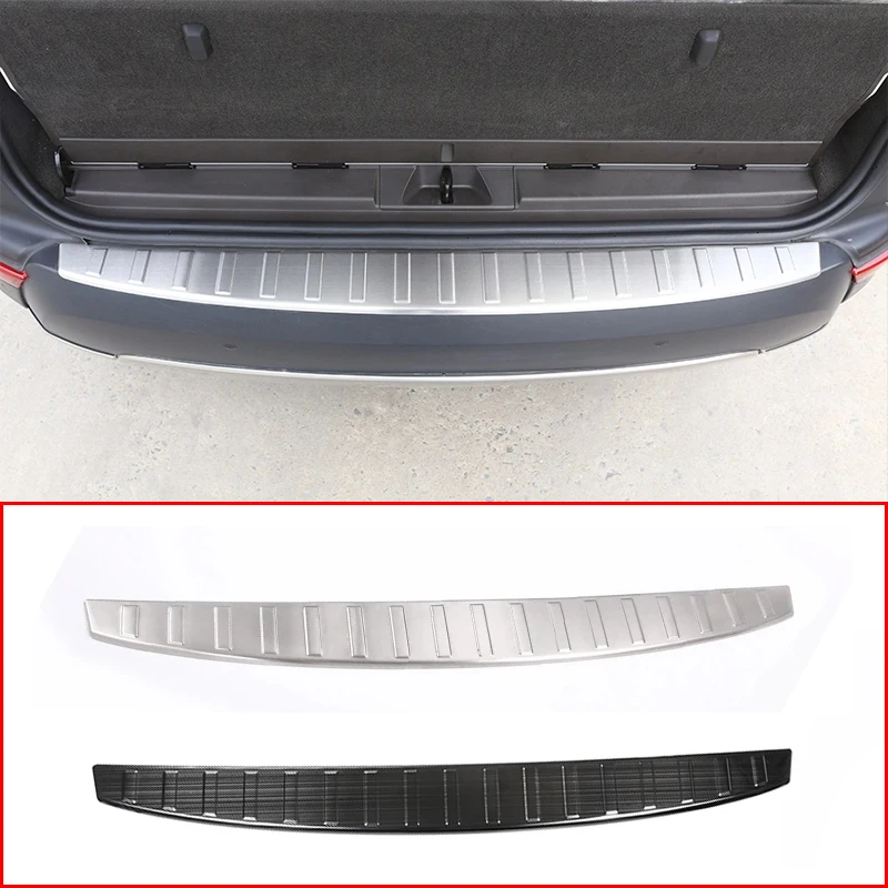 

For Land Rover Discovery 5 2017-2021 Stainless Car Trunk Door Guard Strips Sill Plate Protector Rear Bumper Guard Car Styling