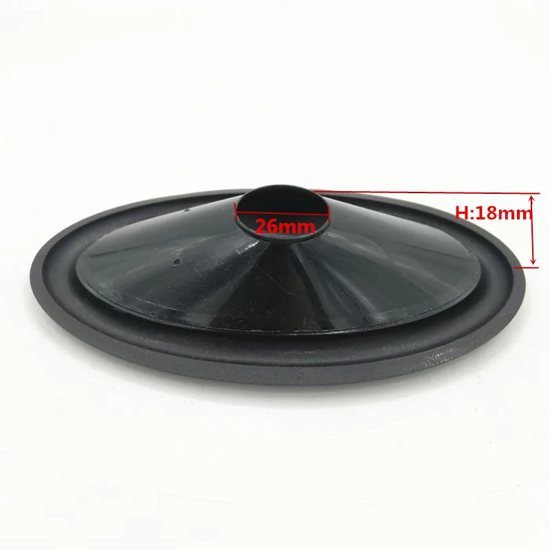 I KEY BUY 10pcs 4x6 Inch Car  Speaker Rubber Edge Plastic Cone 146mm*95mm Out diameter 26mm Coil Hole DIY Repair Accessories