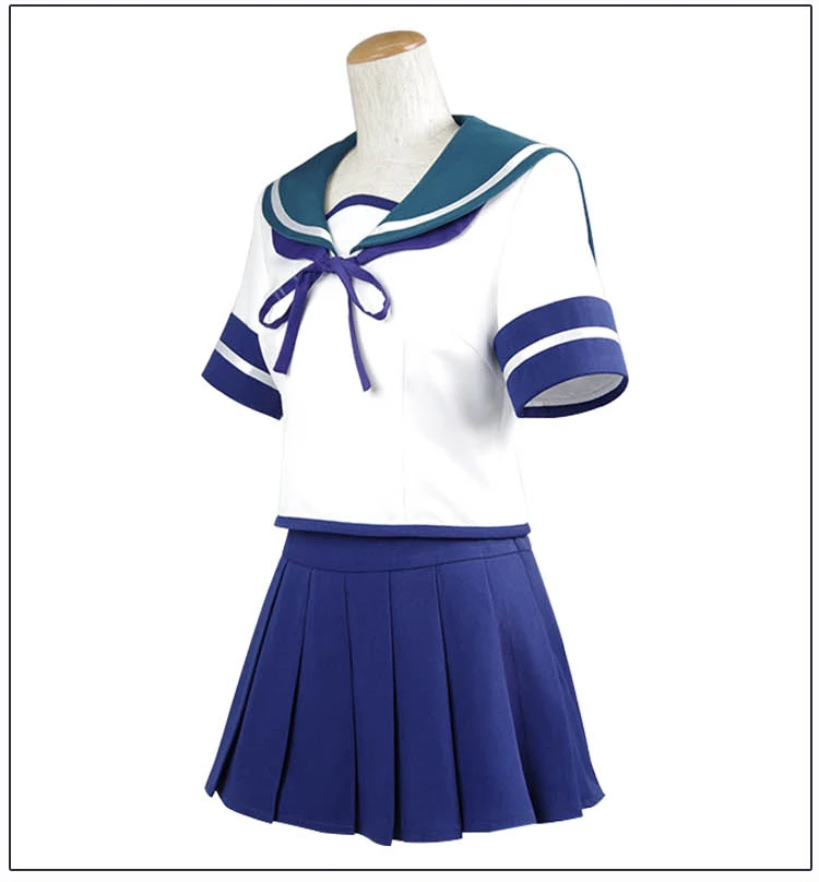 

Game Kantai Collection Fubuki Cosplay Costume Adult Women Outfit Clothing Dress Halloween Carnival Party Costumes