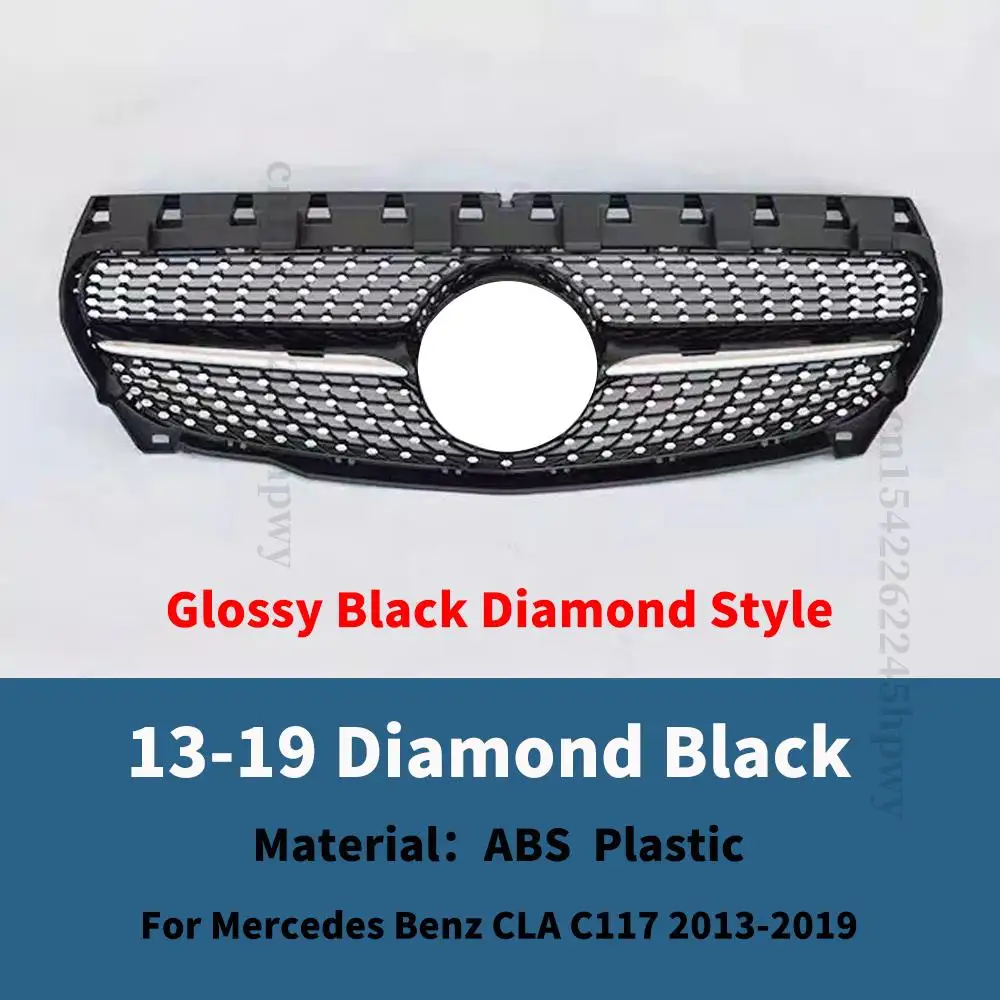 Coppia Griglie Laterali Anteriori In Plastica Per Mercedes CLA W117 2014-2016, Sostituzione Diretta 1178850322