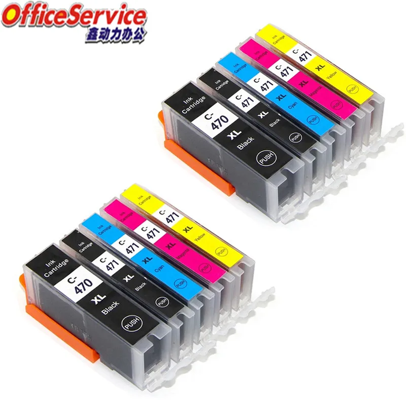 470xl PGI-470 CLI-471 PGI470 CLI471 ink cartridge Compatible for canon TS5040 TS6040 MG5740 MG6840 Printer